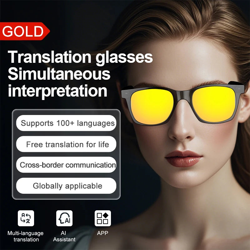 OnePlus AI Glasses Smart Glasses Chat GPT AI Real-time Translation Music Play Bluetooth Glasses Anti-Blue Light Lens Daily Use