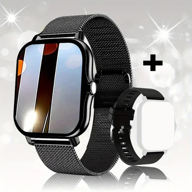 1.83'' Sport Smart Watch Fitness Clock Health Monitor Waterproof Smartwatch Wireless Call Watches for Men Women IOS Android 2025