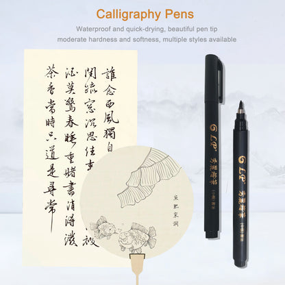 4 pcs Calligraphy Art Marker Pens Brush Art as a gift for Craft Supplies Art Writing Office School Supplies Stationery Student