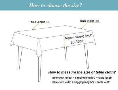 Europe and America Waterproof Lace Tablecloth Wash-Free Bronzing Dining Decoration Soft Dust-Proof Table Cover for Holiday Party