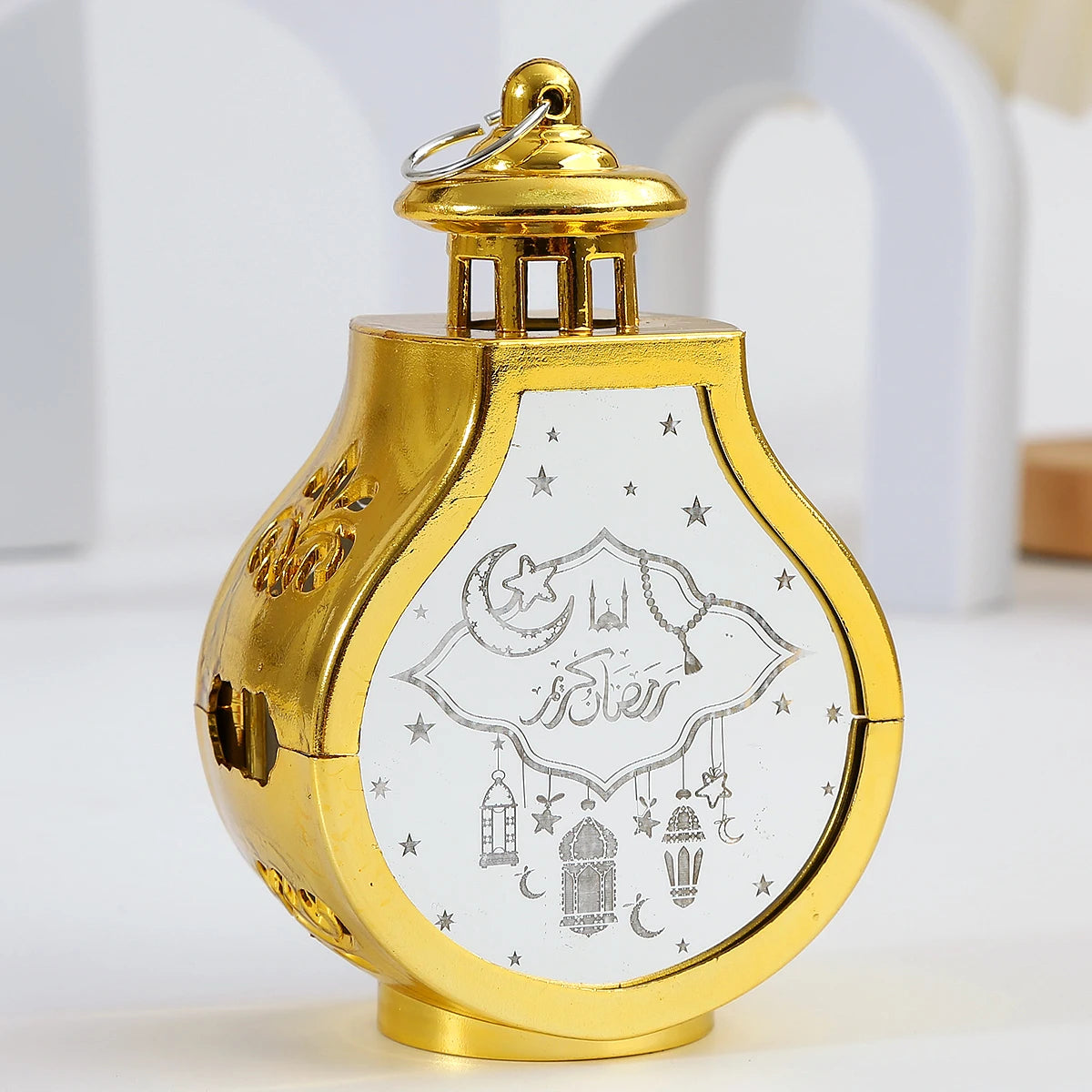 2026 Ramadan Decoration LED Lantern Light Eid Mubarak Star Moon Castle Lights Islamic Muslim Party Ornaments Eid Al-Fitr Gifts