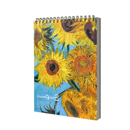 A4 Van Gogh sketchbook  various sketchbooks a4 hand-painted painting book picture book, blank picture book for students