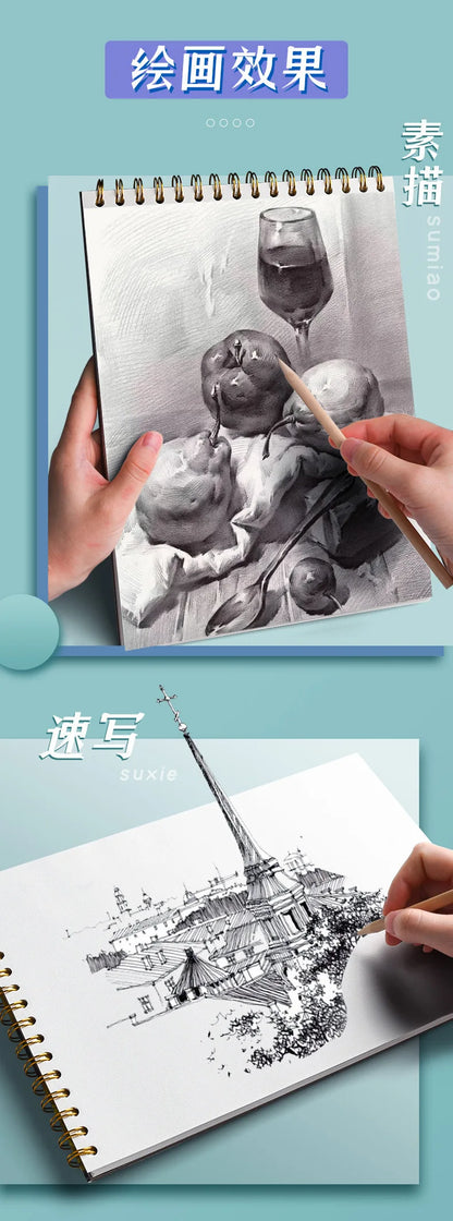 A4 Van Gogh sketchbook  various sketchbooks a4 hand-painted painting book picture book, blank picture book for students