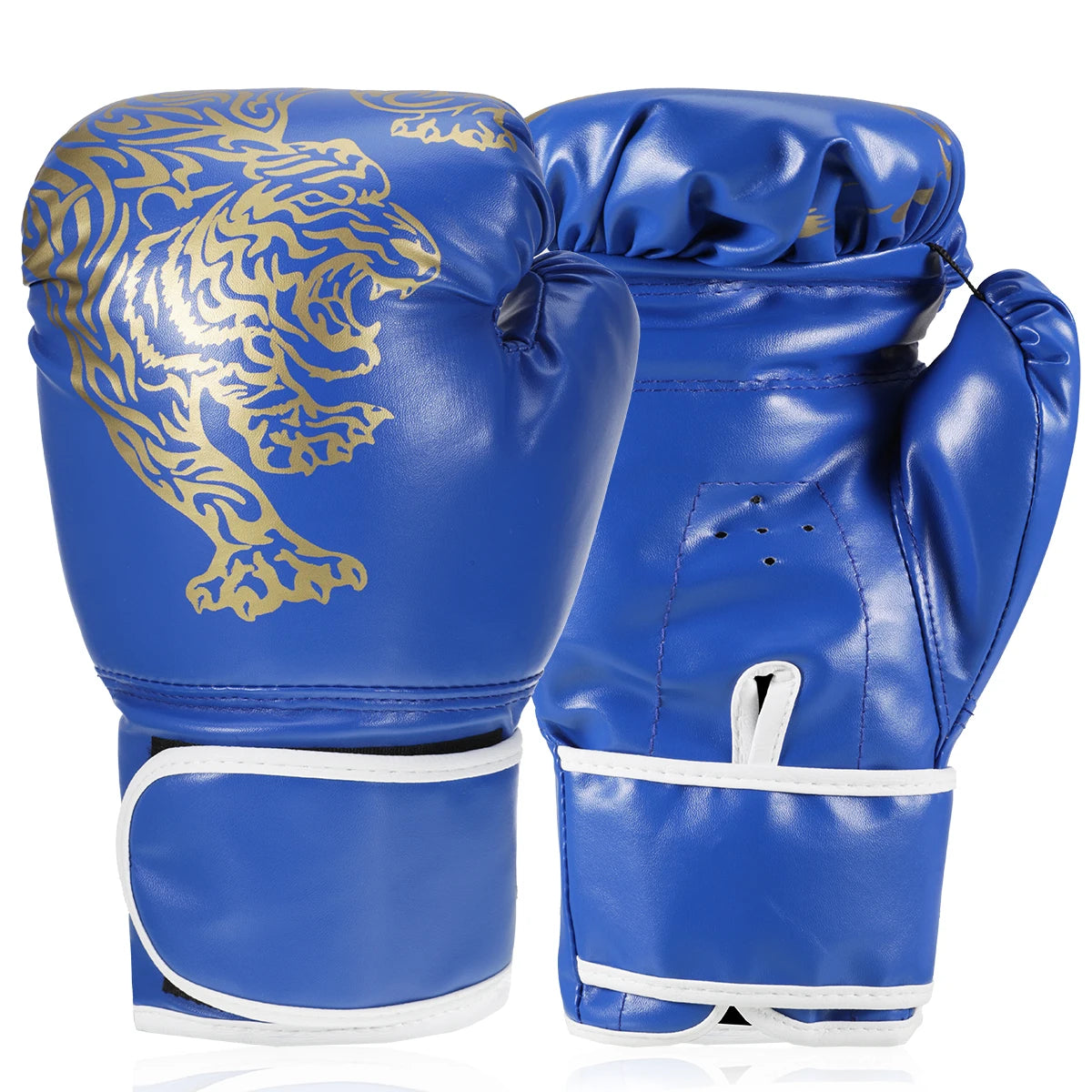 Boxing Gloves Breathable PU Leather Fighting Gloves Kids Boxing Training Kickboxing Gloves for Gym Indoor Outdoor Sport
