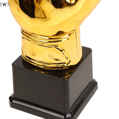 〔W〕Golden Gloves Football Trophy Winner Gold Trophys Goalkeeper Gamesoccer Competition Adult Glove School Kids Awardtrophies Cup