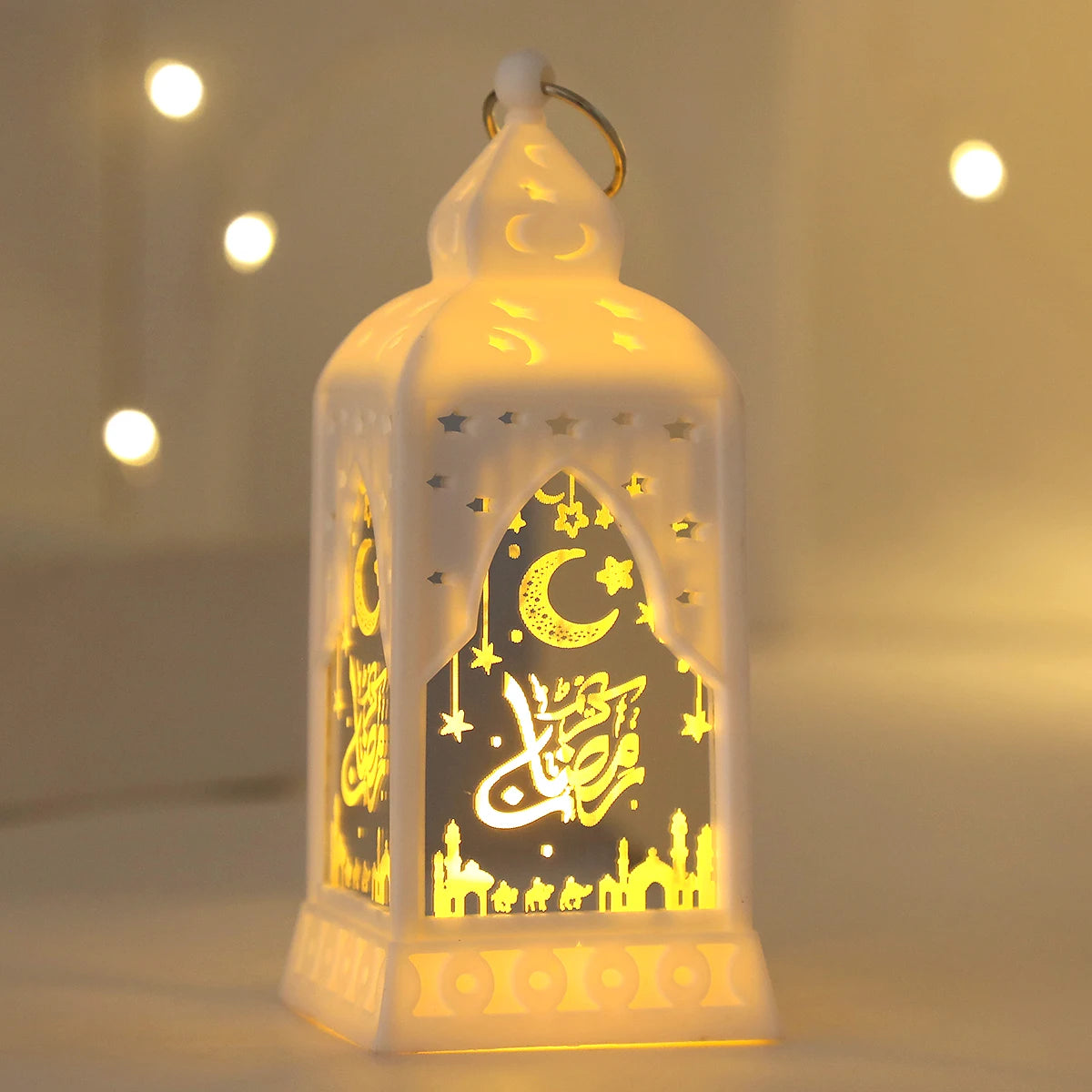 2026 Ramadan Decoration LED Lantern Light Eid Mubarak Star Moon Castle Lights Islamic Muslim Party Ornaments Eid Al-Fitr Gifts