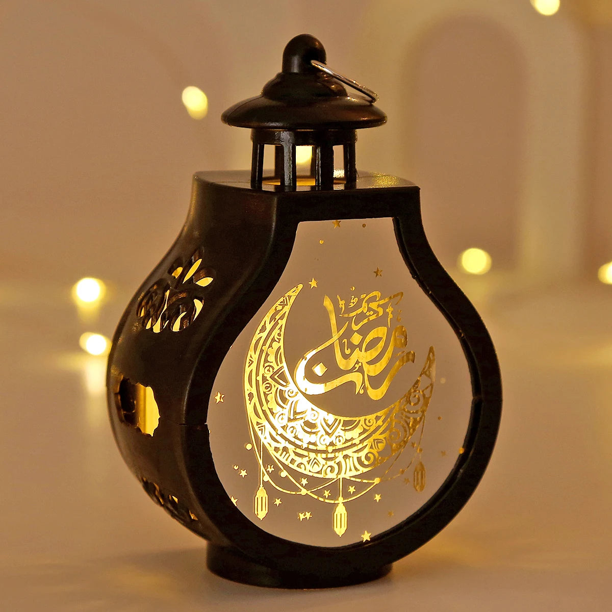 2026 Ramadan Decoration LED Lantern Light Eid Mubarak Star Moon Castle Lights Islamic Muslim Party Ornaments Eid Al-Fitr Gifts