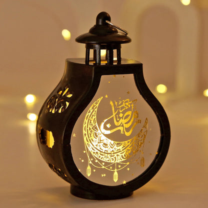 2026 Ramadan Decoration LED Lantern Light Eid Mubarak Star Moon Castle Lights Islamic Muslim Party Ornaments Eid Al-Fitr Gifts