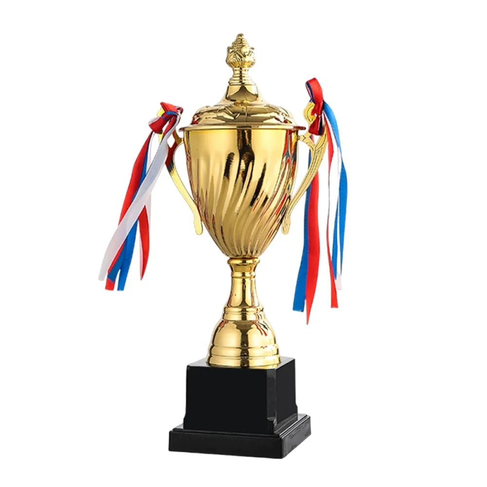 35/32/29CM Trophy Cup Gold Silver Bronze Memorial Souvenir Winner Cup Souvenir Team Prize Metal Trophy Football Soccer