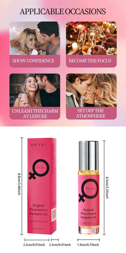Pheromone Perfume for Men Women Sexually Flirting Essential Long Lasting Refreshing Charming Perfume