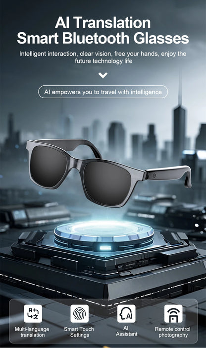 OnePlus AI Glasses Smart Glasses Chat GPT AI Real-time Translation Music Play Bluetooth Glasses Anti-Blue Light Lens Daily Use