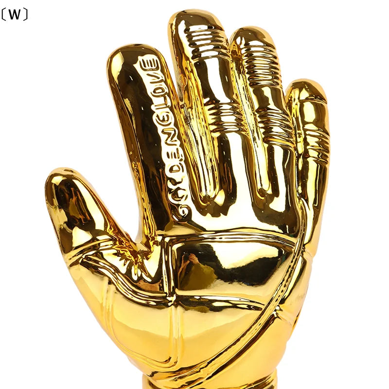 〔W〕Golden Gloves Football Trophy Winner Gold Trophys Goalkeeper Gamesoccer Competition Adult Glove School Kids Awardtrophies Cup