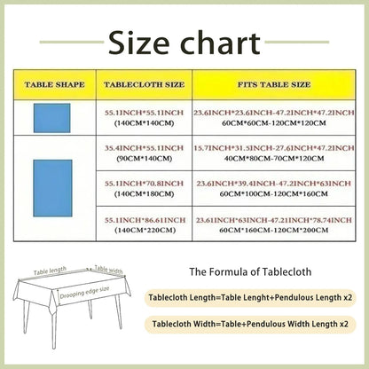 Ramadan Mubarak Star Moon Lanterns Waterproof Tablecloth Table Decor Eid Al Fitr Kitchen Dining Tablecloth Ramadan Decorations