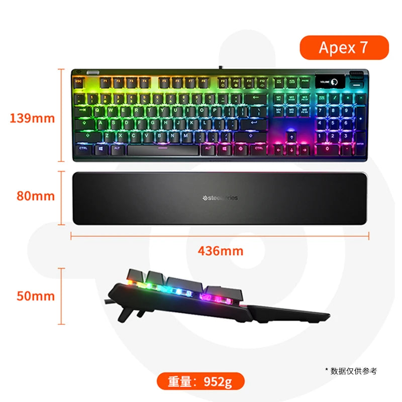 Steelseries Apex 7 gaming computer mechanical keyboard