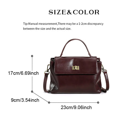 Women Cowhide Genuine Leather Tote Bag Lady Designer Luxury Soft Leather Handbag Fashion Crossbody Bags Female Shoulder Handbag