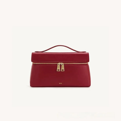 JWPEI Box-Shaped Cross-Border Shoulder Bag Small Niche Design Handbag Diagonal Bag Leather Handbag for Daily Matching