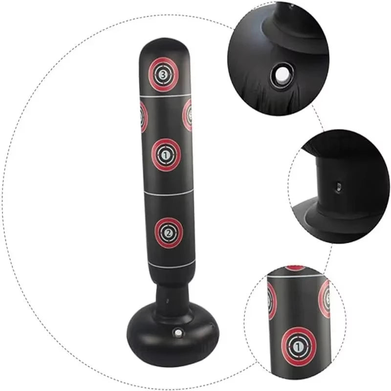 Inflatable Punching Boxing Bag Fitness Training Boxing Sack PVC Sports Fight Column Toy Kids Boxing Fight Pressure Sandbag