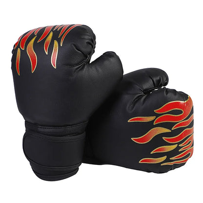 Boxing Gloves Breathable PU Leather Fighting Gloves Kids Boxing Training Kickboxing Gloves for Gym Indoor Outdoor Sport