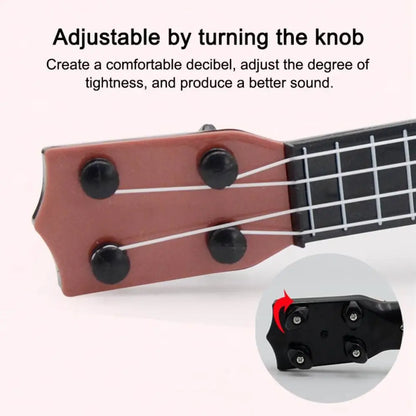 Toys Musical Instrument Entertainment Toys 4 Strings Classical Ukulele Small Guitar Toy Educational Toy Musical Instrument Toy