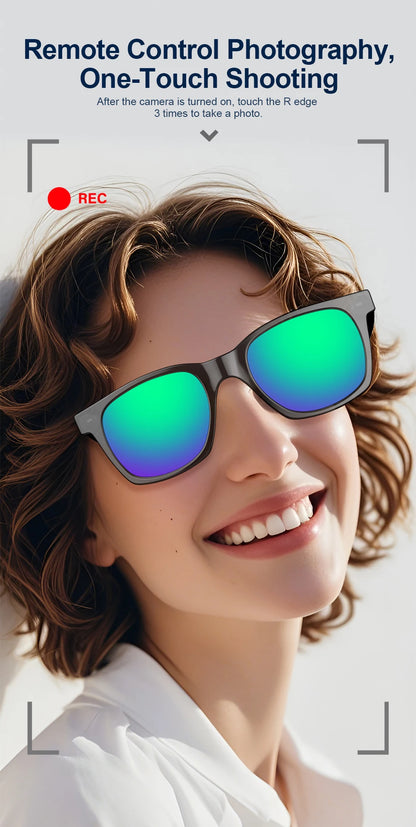 OnePlus AI Glasses Smart Glasses Chat GPT AI Real-time Translation Music Play Bluetooth Glasses Anti-Blue Light Lens Daily Use