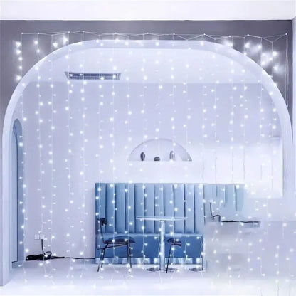 Battery Operated Ramadan Home Decoration Curtain LED String Lights Fairy Lights EID Mubarak Bedroom Wedding Valentine's Day