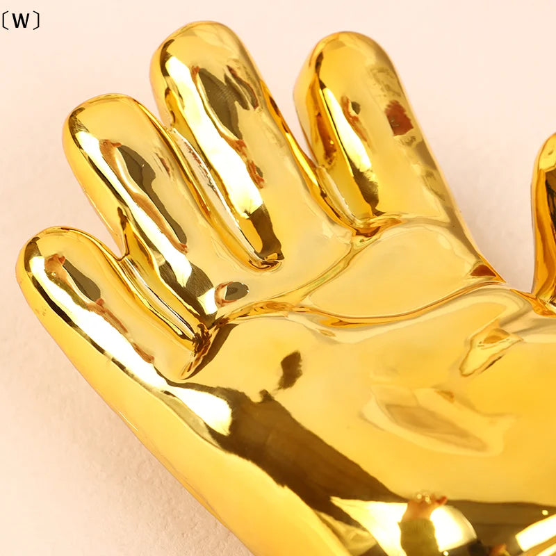 〔W〕Golden Gloves Football Trophy Winner Gold Trophys Goalkeeper Gamesoccer Competition Adult Glove School Kids Awardtrophies Cup