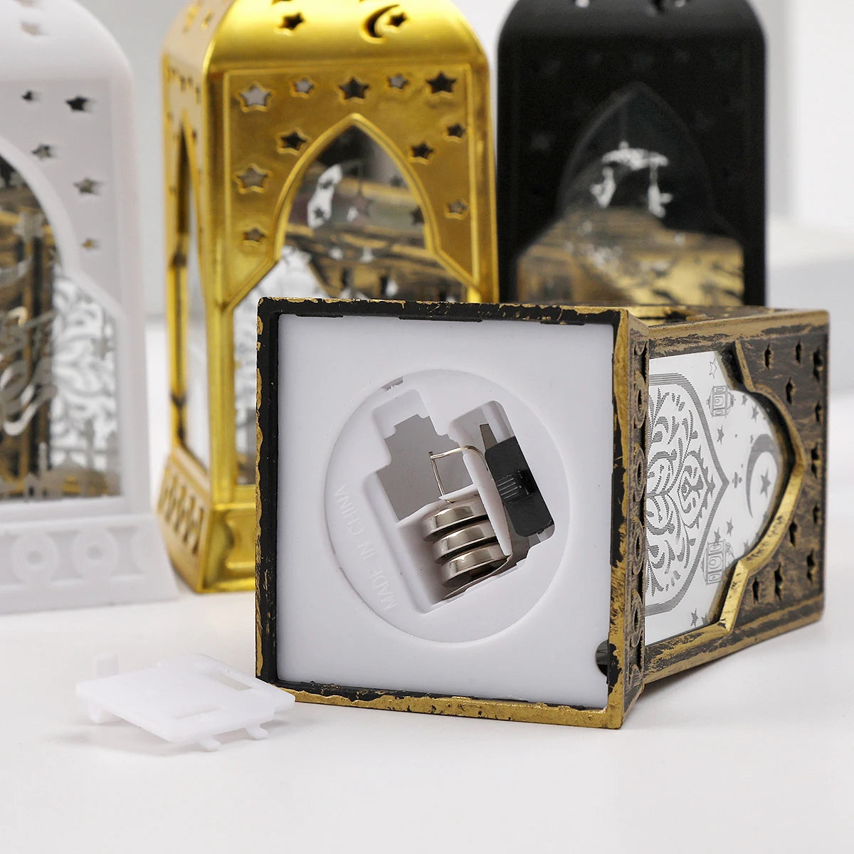 2026 Ramadan Decoration LED Lantern Light Eid Mubarak Star Moon Castle Lights Islamic Muslim Party Ornaments Eid Al-Fitr Gifts