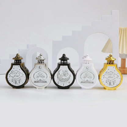 2026 Ramadan Decoration LED Lantern Light Eid Mubarak Star Moon Castle Lights Islamic Muslim Party Ornaments Eid Al-Fitr Gifts