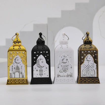 2026 Ramadan Decoration LED Lantern Light Eid Mubarak Star Moon Castle Lights Islamic Muslim Party Ornaments Eid Al-Fitr Gifts