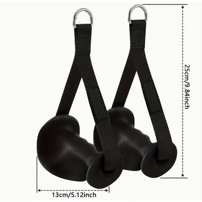 1 Pair Exercise Handles Fitness Accessories Rally Handle For Strength Training Resistance Bands Heavy Duty Workoutt