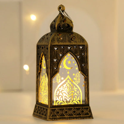 2026 Ramadan Decoration LED Lantern Light Eid Mubarak Star Moon Castle Lights Islamic Muslim Party Ornaments Eid Al-Fitr Gifts