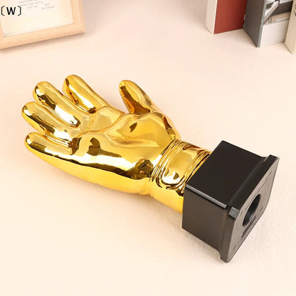 〔W〕Golden Gloves Football Trophy Winner Gold Trophys Goalkeeper Gamesoccer Competition Adult Glove School Kids Awardtrophies Cup