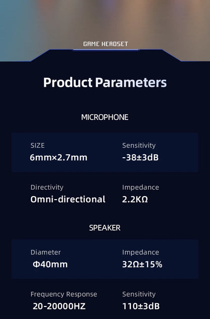 Professional Led Light Wired Gaming Headphones With Microphone For Computer PS4 PS5 Xbox Bass Stereo PC Gaming Headset Gifts