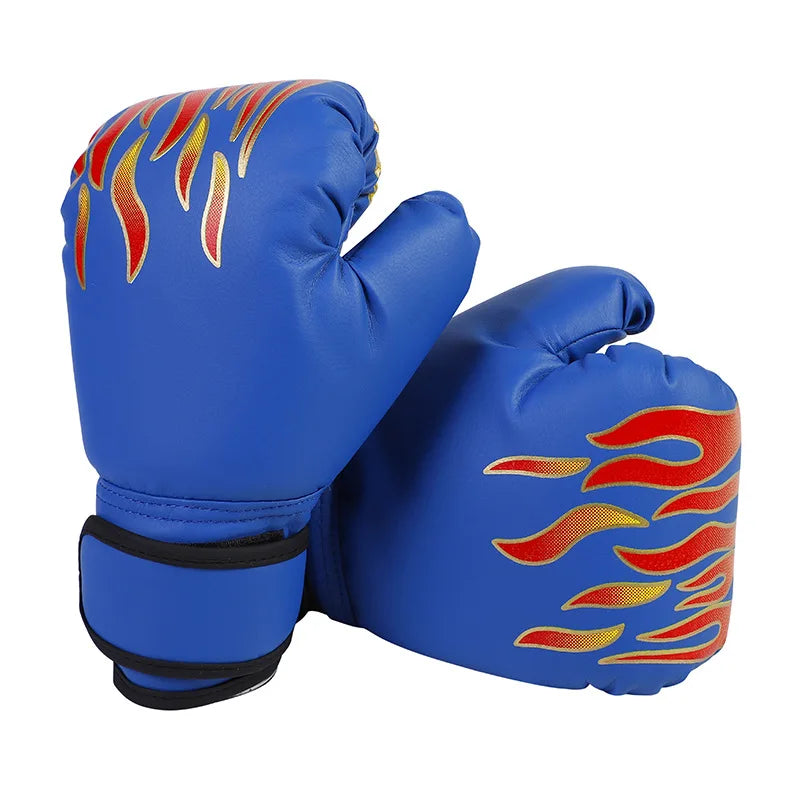 Boxing Gloves Breathable PU Leather Fighting Gloves Kids Boxing Training Kickboxing Gloves for Gym Indoor Outdoor Sport