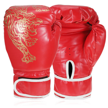 Boxing Gloves Breathable PU Leather Fighting Gloves Kids Boxing Training Kickboxing Gloves for Gym Indoor Outdoor Sport