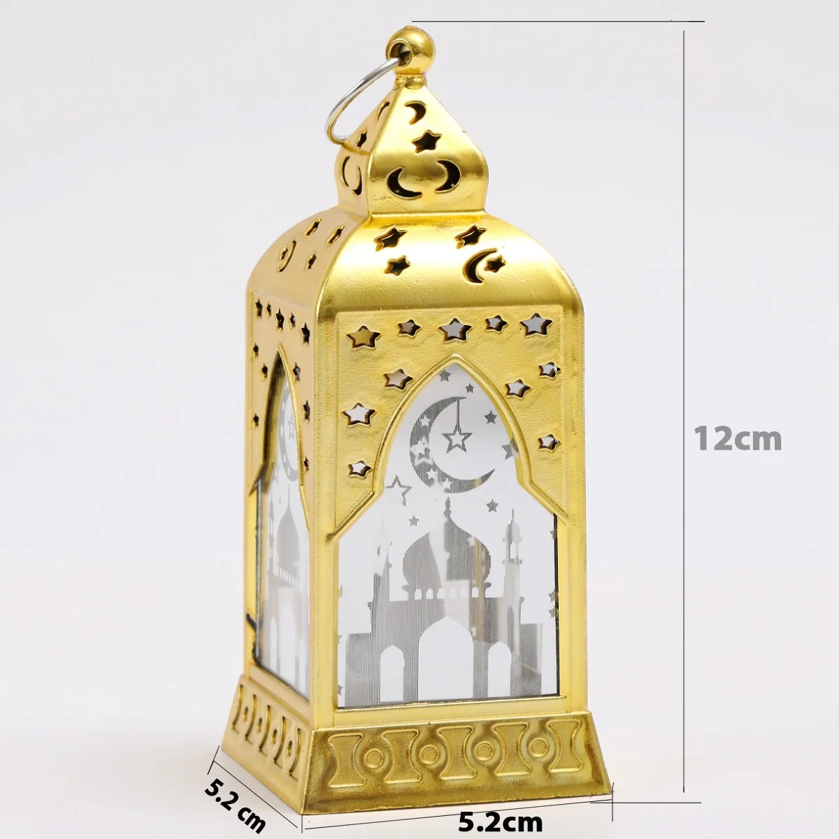 2026 Ramadan Decoration LED Lantern Light Eid Mubarak Star Moon Castle Lights Islamic Muslim Party Ornaments Eid Al-Fitr Gifts