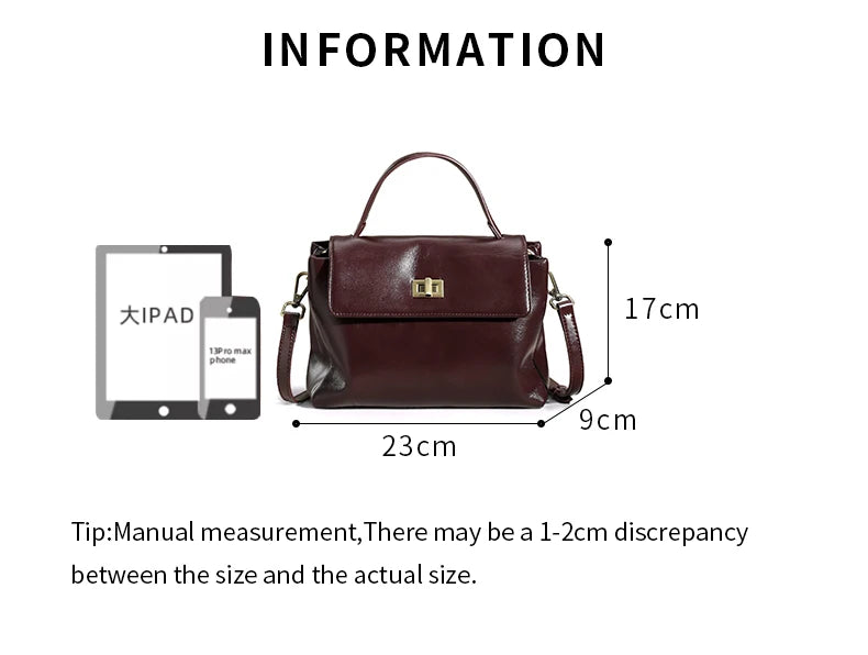 Women Cowhide Genuine Leather Tote Bag Lady Designer Luxury Soft Leather Handbag Fashion Crossbody Bags Female Shoulder Handbag