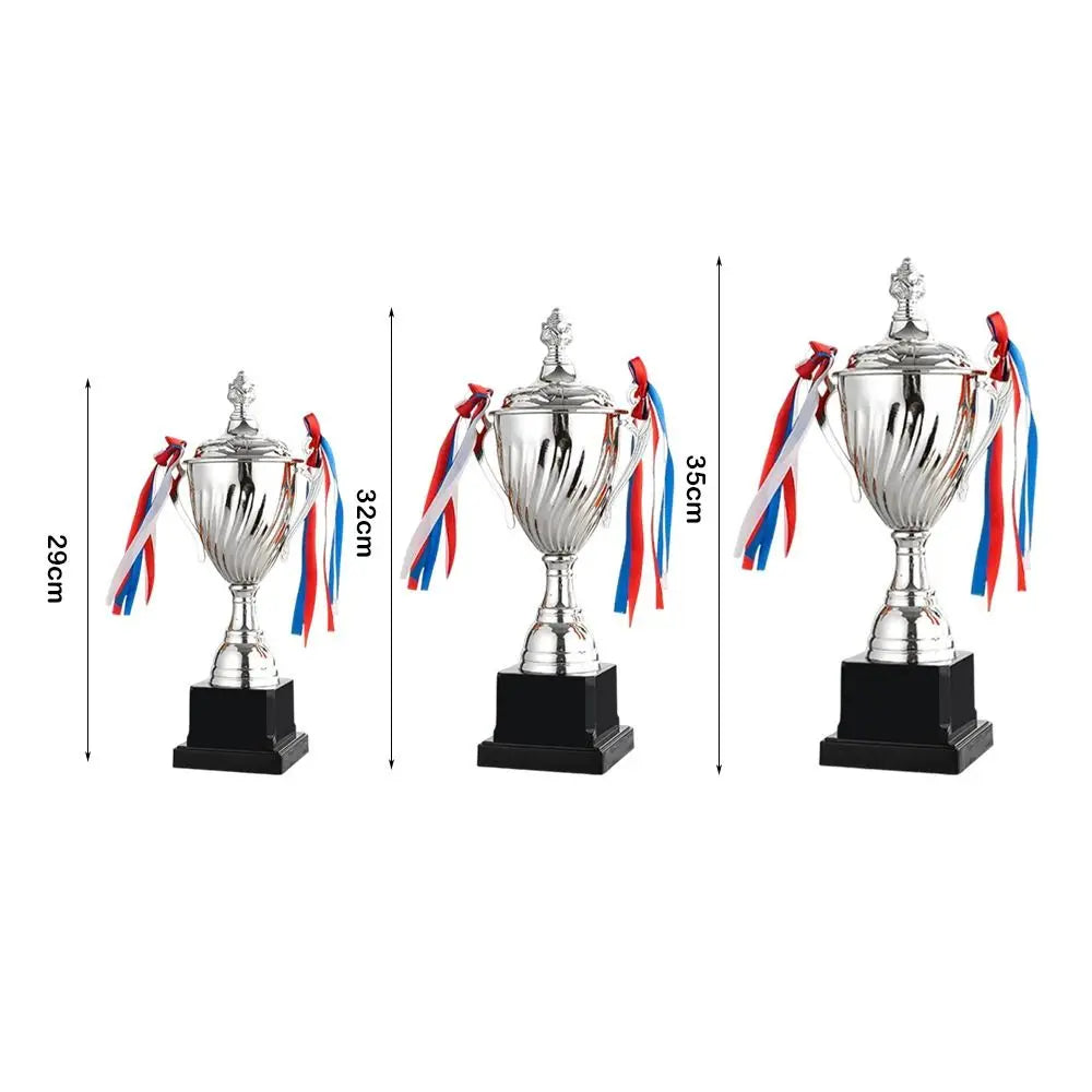 35/32/29CM Trophy Cup Gold Silver Bronze Memorial Souvenir Winner Cup Souvenir Team Prize Metal Trophy Football Soccer