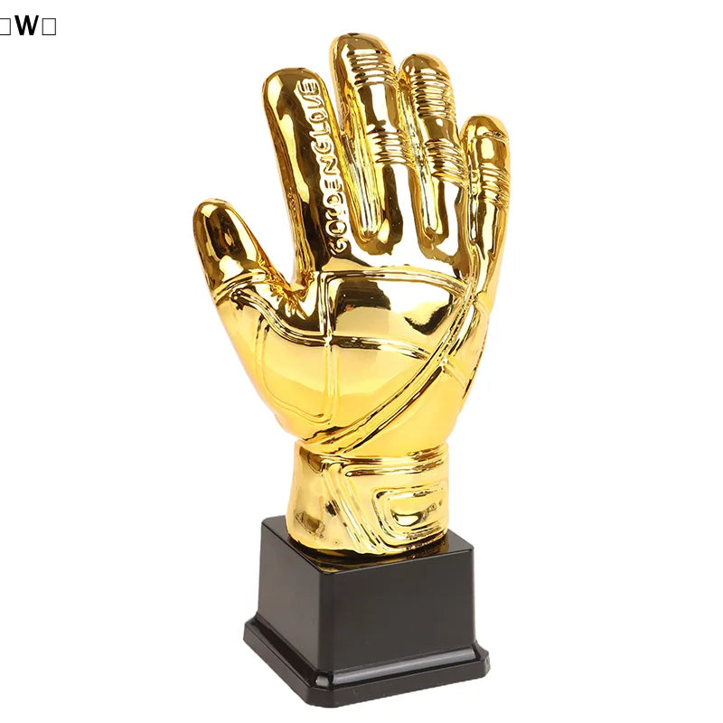 〔W〕Golden Gloves Football Trophy Winner Gold Trophys Goalkeeper Gamesoccer Competition Adult Glove School Kids Awardtrophies Cup