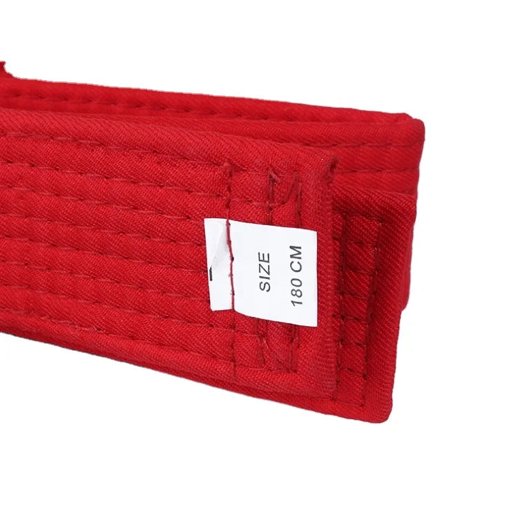 Customized embroidery top Quality Martial arts karate belts bjj men gi belts all sizes all color belts taekwondo judo