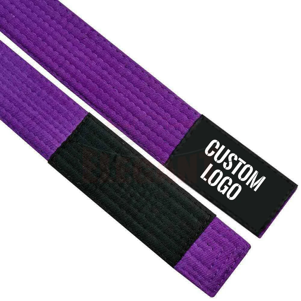 Customized embroidery top Quality Martial arts karate belts bjj men gi belts all sizes all color belts taekwondo judo