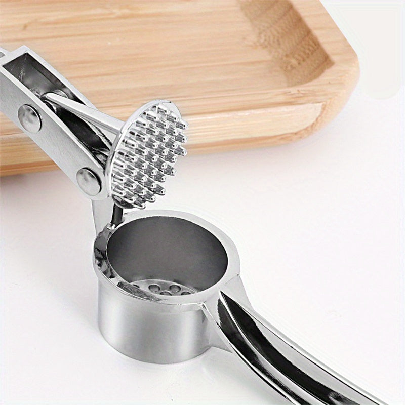 1 Piece Stainless Steel Garlic Press Manually Crusher Handheld Ginger Kitchen Tools