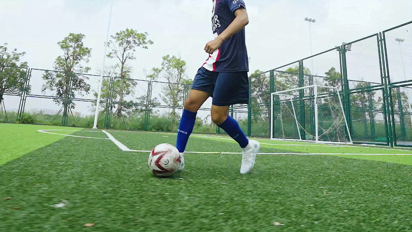 Professional Soccer Cleats, Football Shoes With Long Nail, Non-slip Breathable High Top Fashion Athletic Sneakers