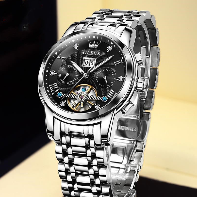 Automatic Mechanical Watch Business Multifunction Men