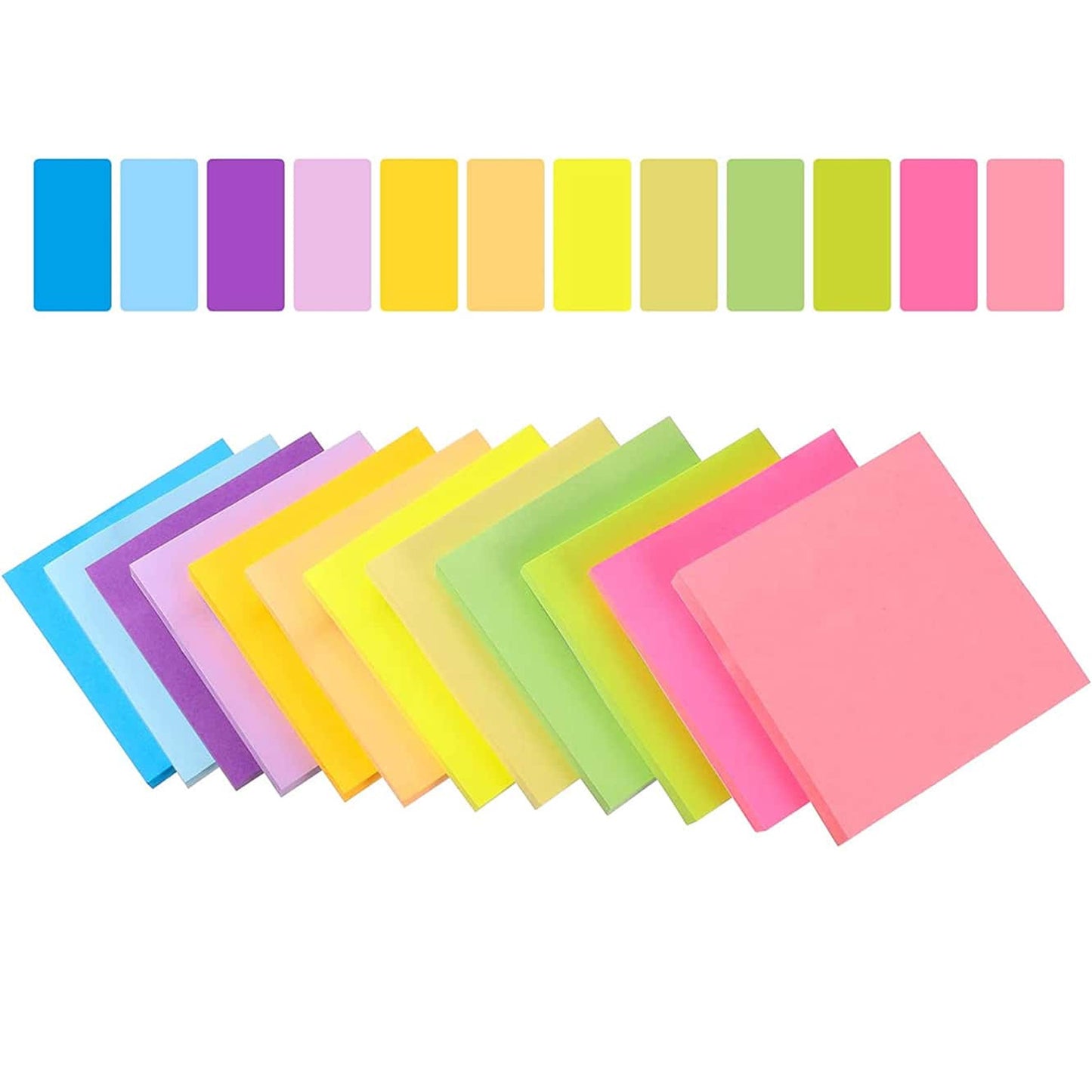 Colorful Sticky Notes And Fluorescent Sticky Notes