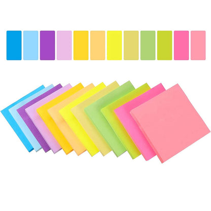 Colorful Sticky Notes And Fluorescent Sticky Notes