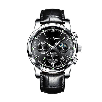 Multifunctional Men's Watch Luminous Waterproof Quartz Wrist Watch