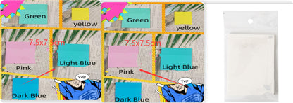 Transparent Post-it Notes Student Notes Sticky Notes Stickers Detachable Notes Sticky Notes