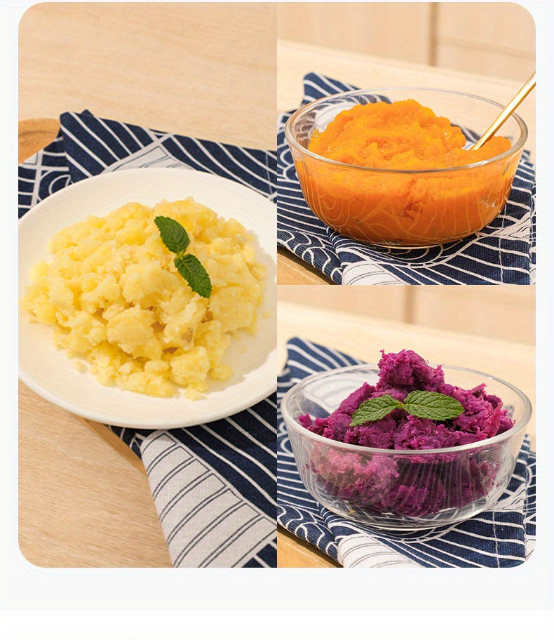 1pc, Potato Masher, Potato Masher, Kitchen Vegetable Masher With Handle, Manual Fruit Masher, Potato Ricer, Potato Press, Vegetable Crusher, Kitchen Stuff, Kitchen Gadgets