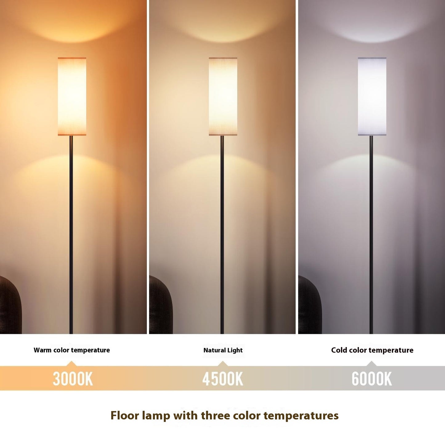 Simple LED Floor Lamp Living Room Bedroom Floor Lamp